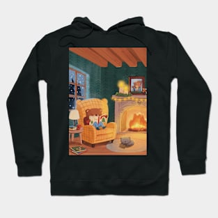 Cozy fireplace Hoodie